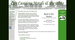 Desktop Screenshot of castriotametals.com